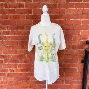 vintage cat tee